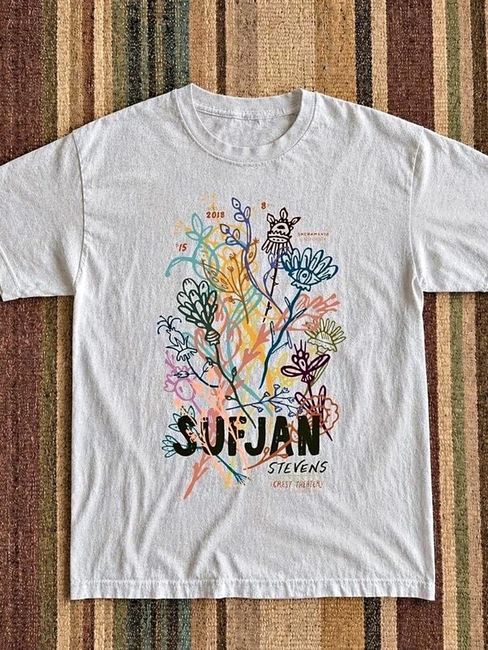 Sufjan Stevens 2018 Tour Crest Theater T-Shirt